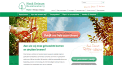 Desktop Screenshot of henkdeinumboomkwekerij.nl